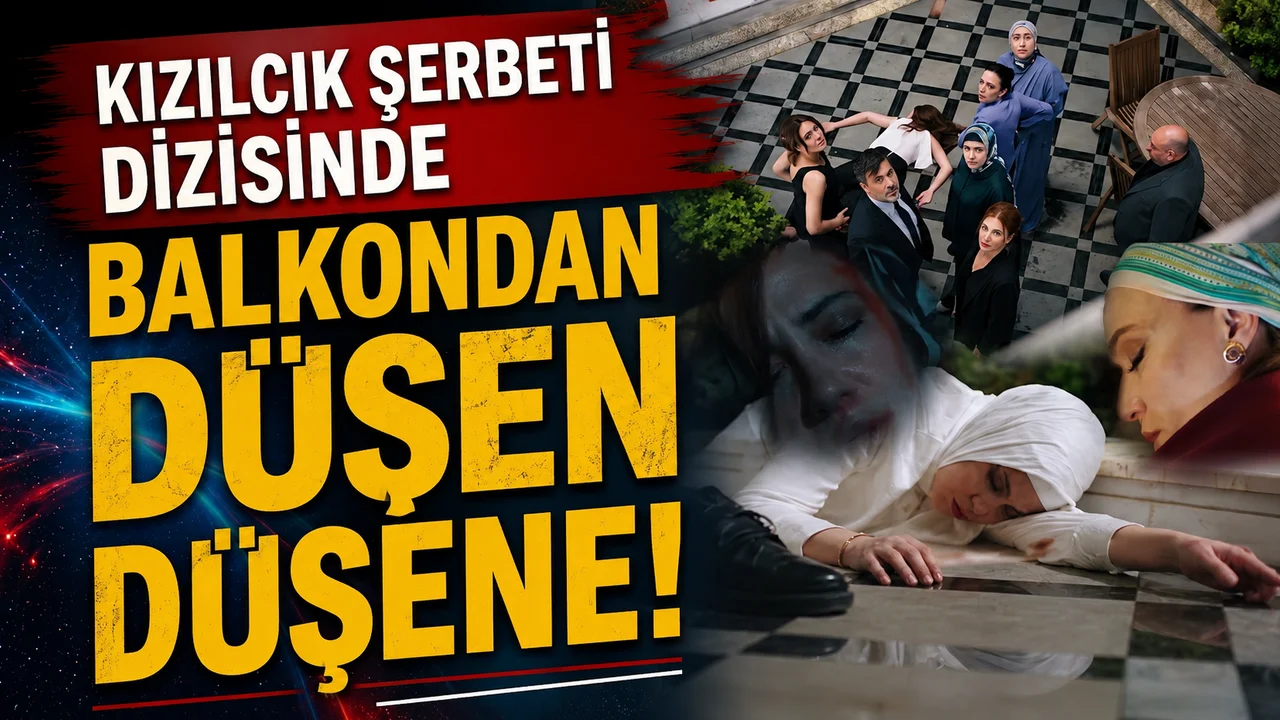 سقوط از بالکن شربت زغال اخته Kızılcık Şerbeti سایت ترکنما
