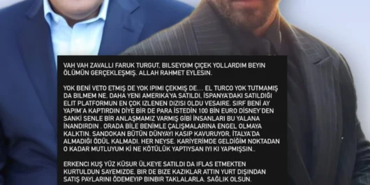 جنجال جان یامان و فاروق تورگوت پرنده سحرخیز, آقای اشتباه سایت ترکنما
