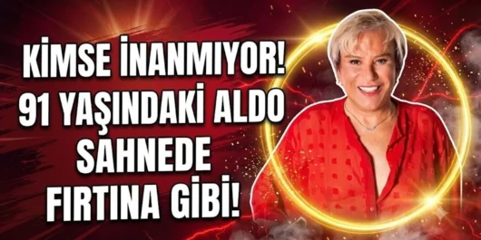 آلدو هنرمند 91 ساله هنرمند آلدو در صحنه سایت ترکنما