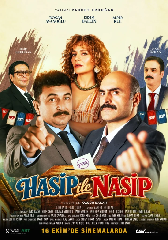 پوستر فیلم کمدی حسیب و نصیب (Hasip ile Nasip) منتشر شد 1 پوستر فیلم کمدی حسیب و نصیب (Hasip ile Nasip) منتشر شد
